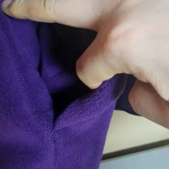 [BUNJANG] Uniqlo Men's Purple Fleece Half-Zip Sweatshirt (XL) / 유니클로 남성 퍼플 플리스 하프 맨투맨XL 새급 상태최상