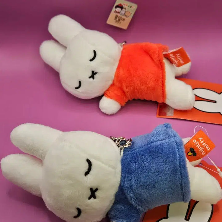 [BUNJANG] Miffy Orange Sleeping Keyring / 잠자는 미피 오렌지 키링. 새상품