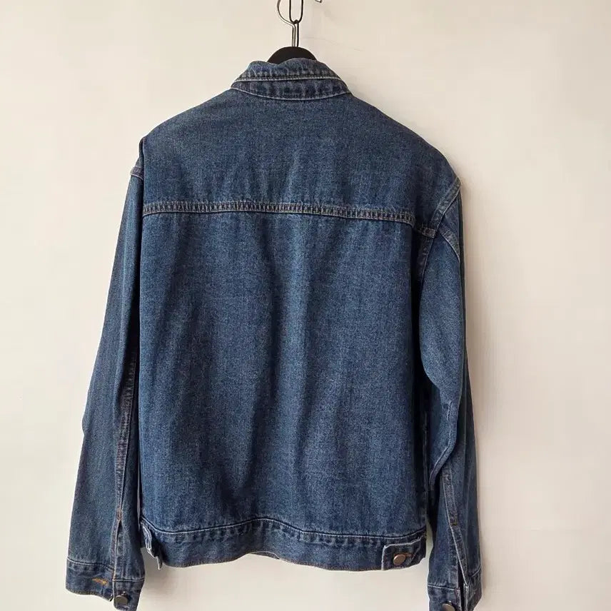 [BUNJANG] Character Patch Denim Jacket / 55-66)캐릭터 패치 데님자켓
