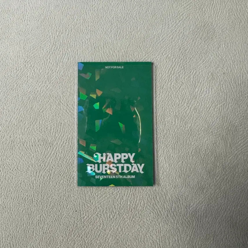 [BUNJANG] SEVENTEEN Joshua HAPPY BURSTDAY Universal Lucky Draw Photocard / 세븐틴 조슈아 HAPPY BURSTDAY 유니버셜 럭키드로우 포카