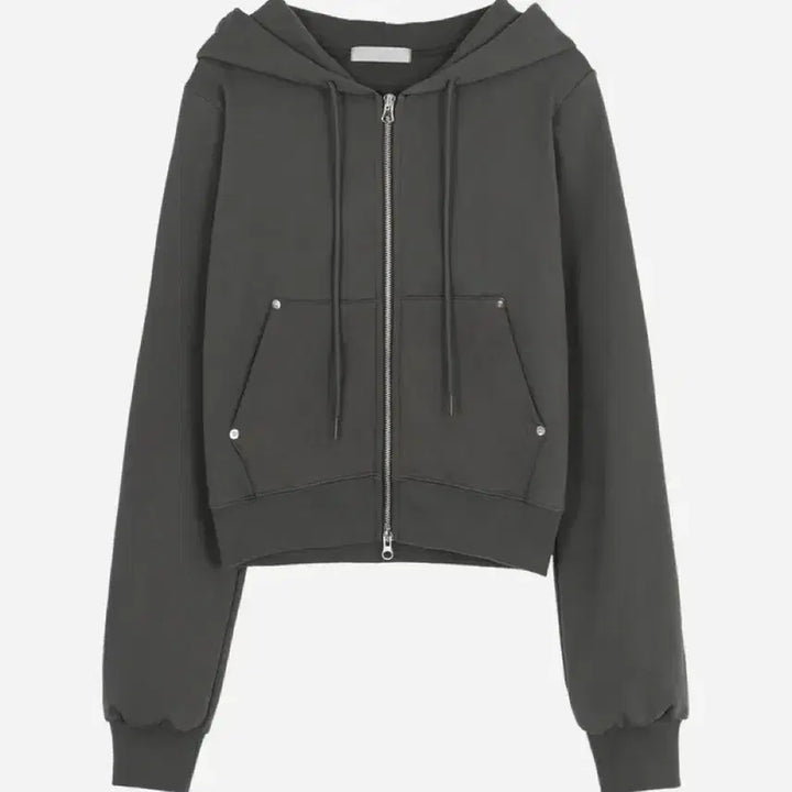 [BUNJANG] AED Two-Way Hooded Zip-Up Charcoal / 에이이이디 아일렛 투웨이 후드집업 차콜