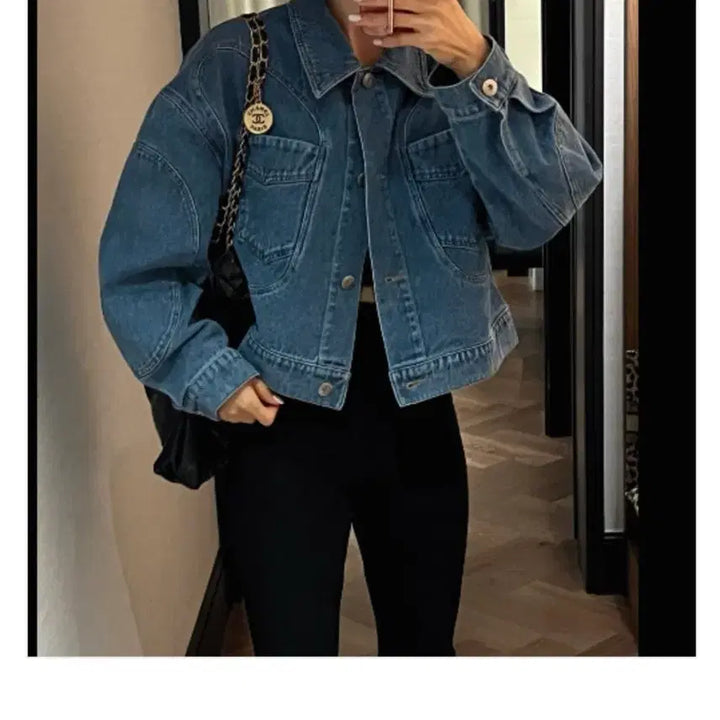 [BUNJANG] Limmy Shop Denim Jacket / 리미샵 청자켓