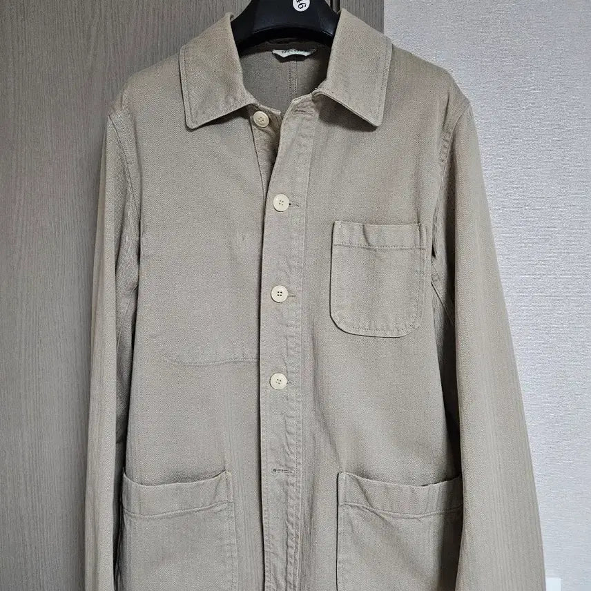 [BUNJANG] Rise &amp; Below Herringbone Work Jacket Beige L / 라이즈앤빌로우 워크자켓 베이지 헤링본 L