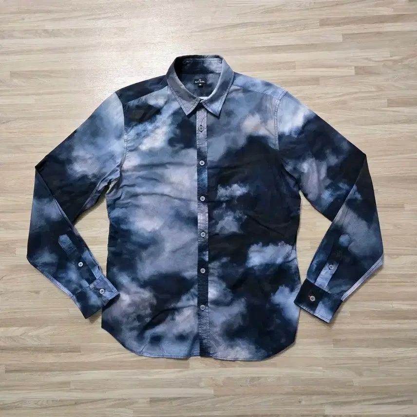 [BUNJANG] Paul Smith Cloud Print Shirt / 90) 폴스미스 구름 프린팅 셔츠