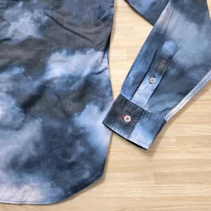 [BUNJANG] Paul Smith Cloud Print Shirt / 90) 폴스미스 구름 프린팅 셔츠