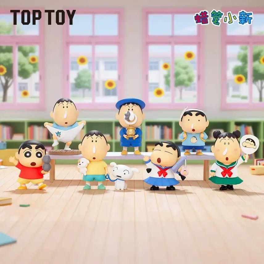 [BUNJANG] Crayon Shin-chan Top Toy Figure Set / 짱구는 못말려 짱구 맹구 탑토이 피규어
