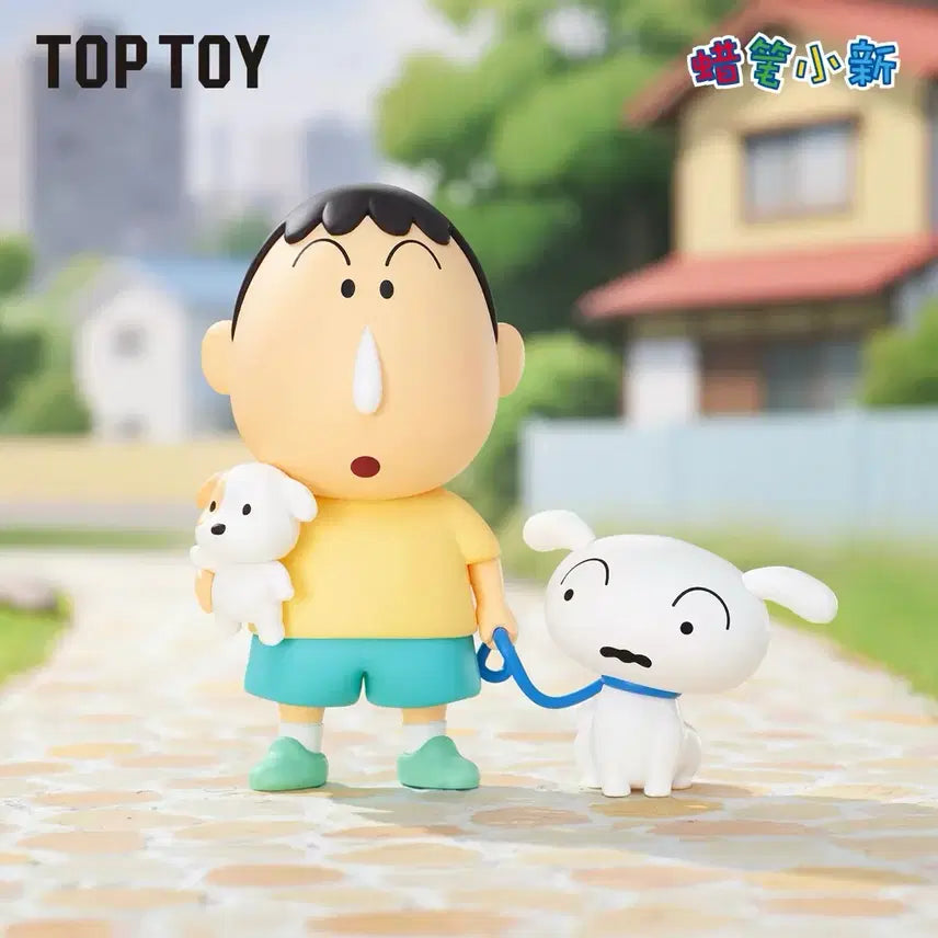 [BUNJANG] Crayon Shin-chan Top Toy Figure Set / 짱구는 못말려 짱구 맹구 탑토이 피규어