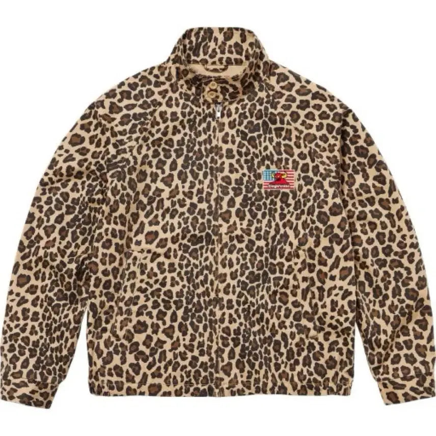 [BUNJANG] Supreme Toy Machine Leopard Jacket S / 슈프림x 토이 머신 레오파드 자켓 S