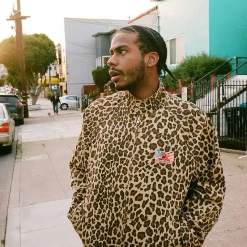 [BUNJANG] Supreme Toy Machine Leopard Jacket S / 슈프림x 토이 머신 레오파드 자켓 S