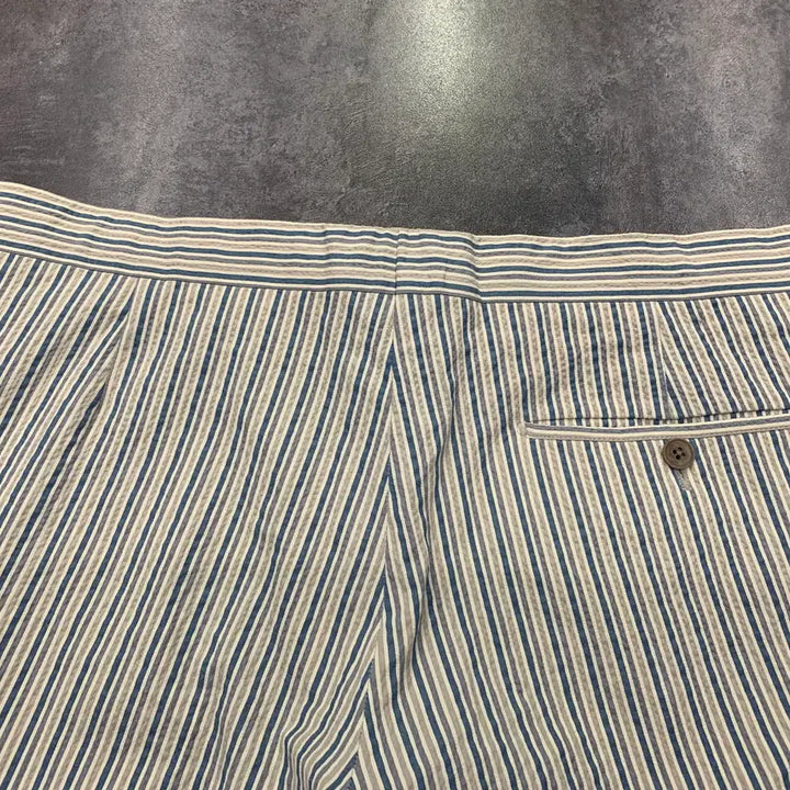 [BUNJANG] HERMES Seersucker Pants (Cotton/Lycra) Size 44 / HERMES 에르메스 시어서커 팬츠(코튼/라이크라)44사이즈(국내 36)