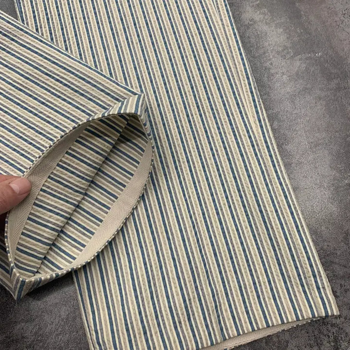 [BUNJANG] HERMES Seersucker Pants (Cotton/Lycra) Size 44 / HERMES 에르메스 시어서커 팬츠(코튼/라이크라)44사이즈(국내 36)