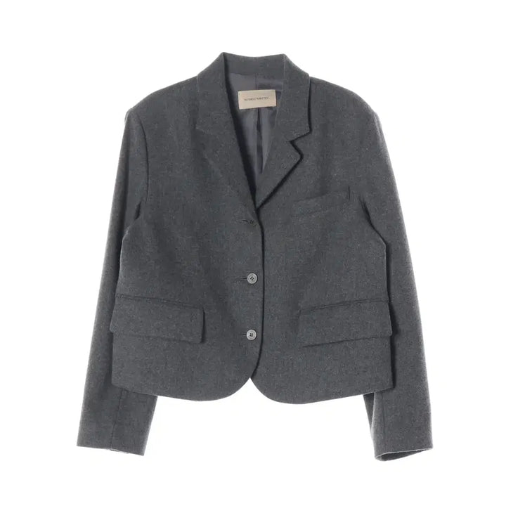 [BUNJANG] Nothing Written Dine Cropped Wool Cashmere Blazer Jacket / 낫띵리튼 다인 크롭 울 캐시미어 블레이저 재킷