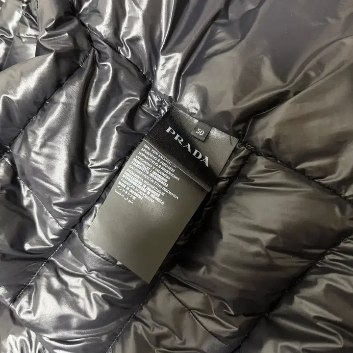[BUNJANG] Prada Biker Lightweight Padded Jacket (Size 50) / 프라다 바이커 경량패딩 50사이즈