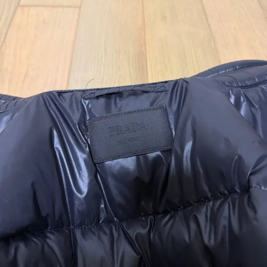 [BUNJANG] Prada Biker Lightweight Padded Jacket (Size 50) / 프라다 바이커 경량패딩 50사이즈