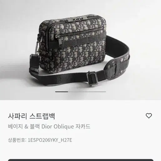 [BUNJANG] Dior Oblique Strap Bag / 디올