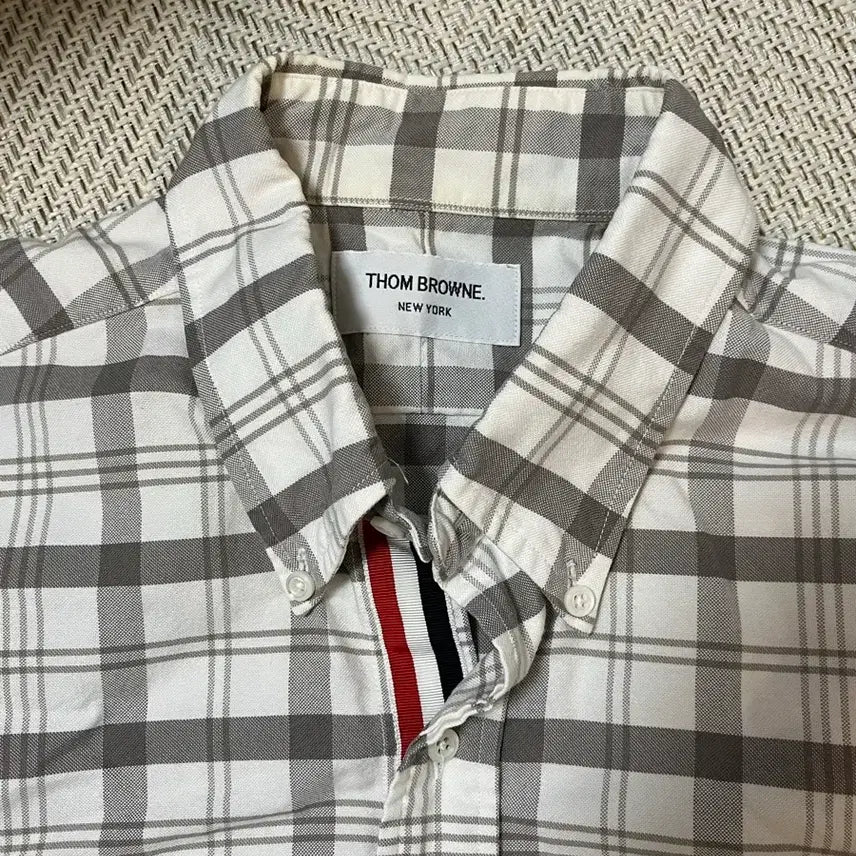 [BUNJANG] Thom Browne Check Shirt / 톰브라운 체크셔츠