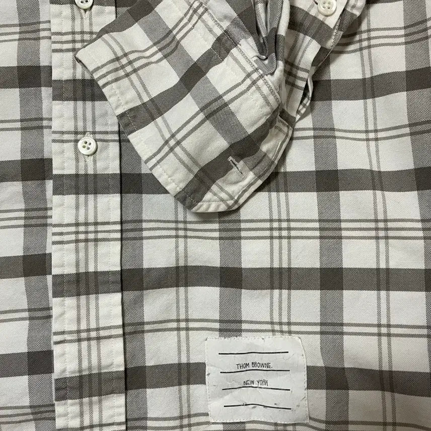 [BUNJANG] Thom Browne Check Shirt / 톰브라운 체크셔츠