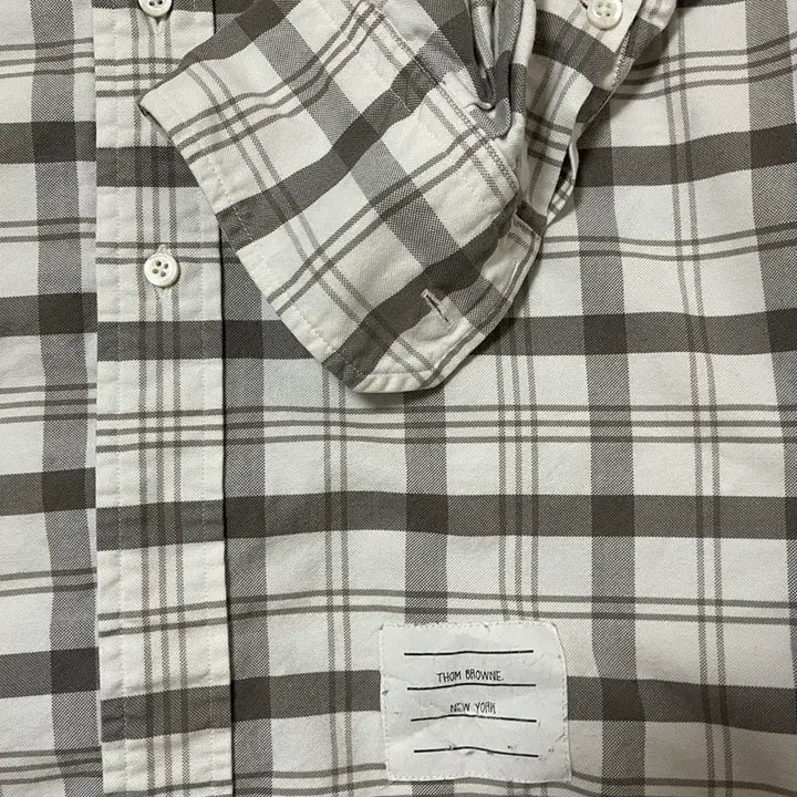 [BUNJANG] Thom Browne Check Shirt / 톰브라운 체크셔츠