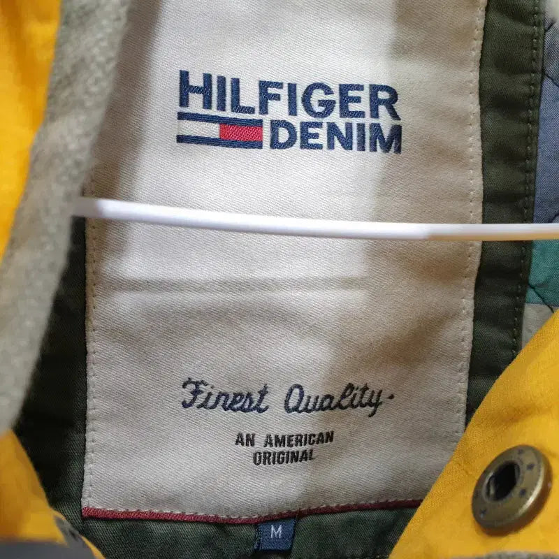 [BUNJANG] Hilfiger Denim Men's Khaki Half Jacket / 힐피거데님 남성M 카키 야상 하프 자켓 M0381