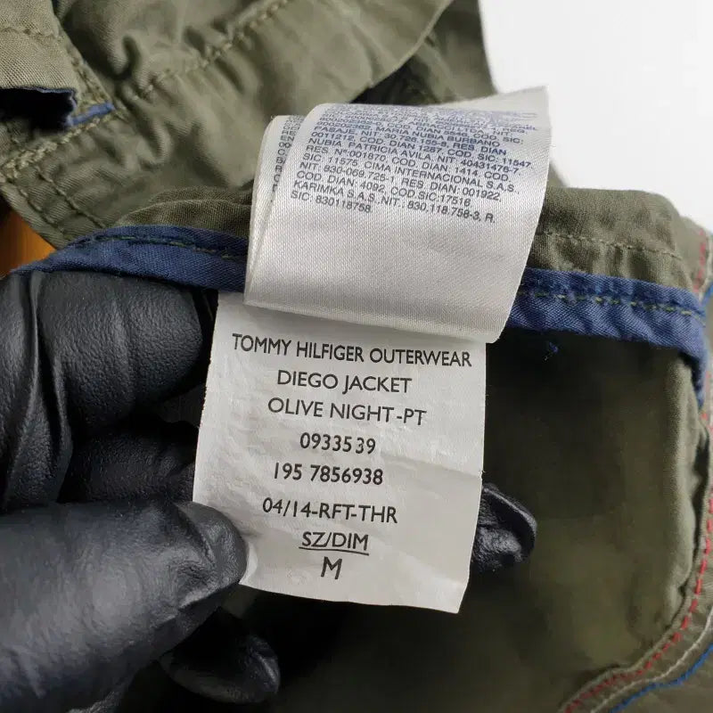 [BUNJANG] Hilfiger Denim Men's Khaki Half Jacket / 힐피거데님 남성M 카키 야상 하프 자켓 M0381
