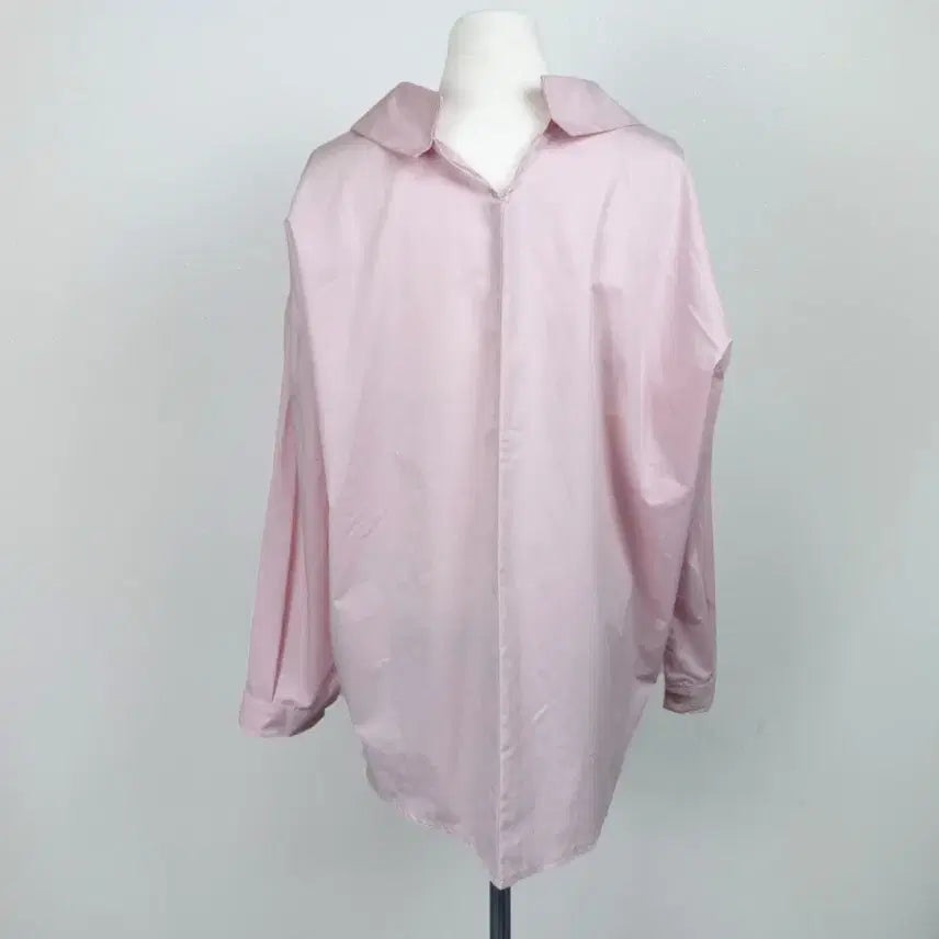 [BUNJANG] Oversized V-Neck Shirt / 봄 빅사이즈 오버핏 루즈핏 브이넥 셔츠 남방 에이블리 지그재그 출근룩