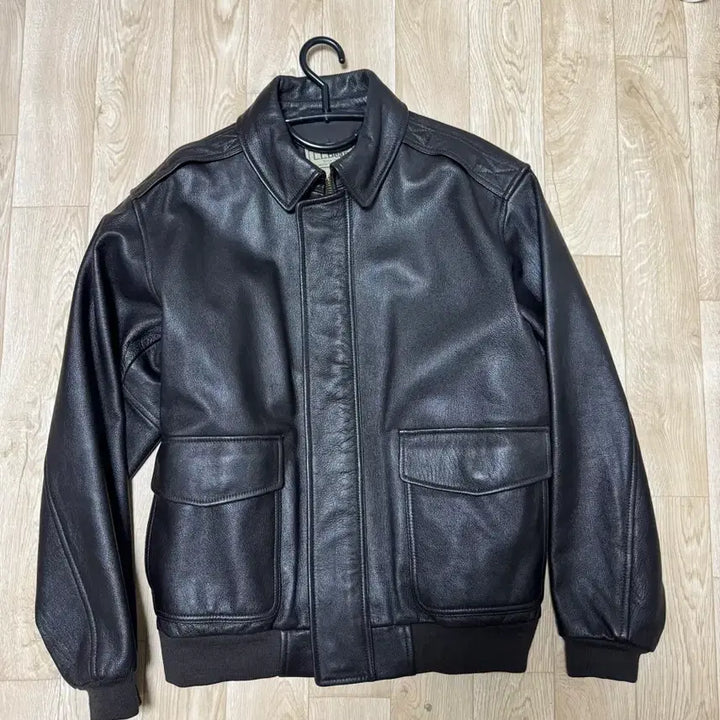[BUNJANG] LL Bean A-2 Leather Jacket (110) / 엘엘빈 데드스탁 a-2 자켓 (110)