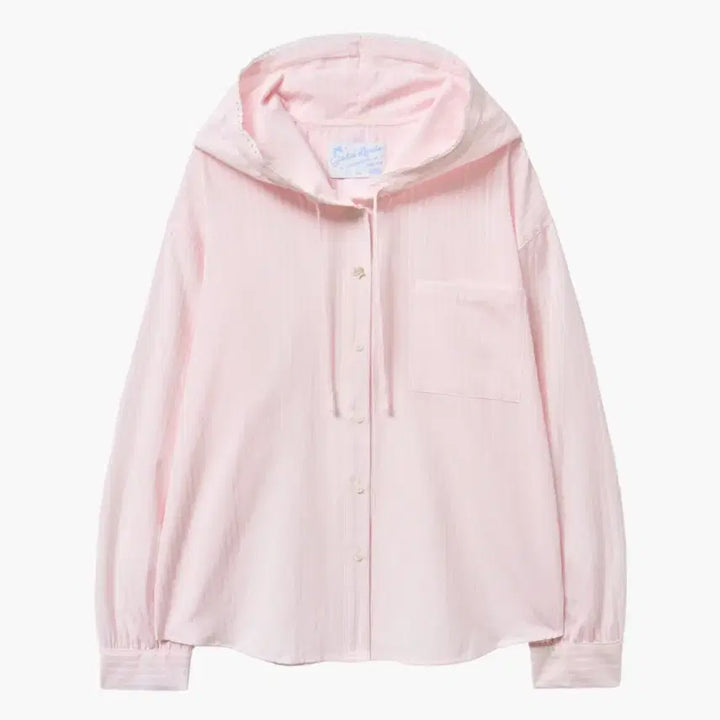 [SOLD OUT] 졸리레이드 핑크 후드 셔츠 Poppy hoodie shirt