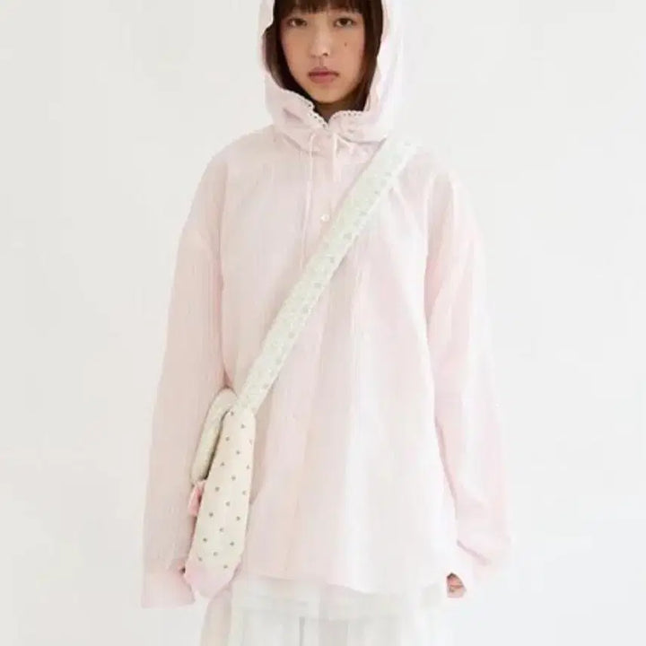 [SOLD OUT] 졸리레이드 핑크 후드 셔츠 Poppy hoodie shirt
