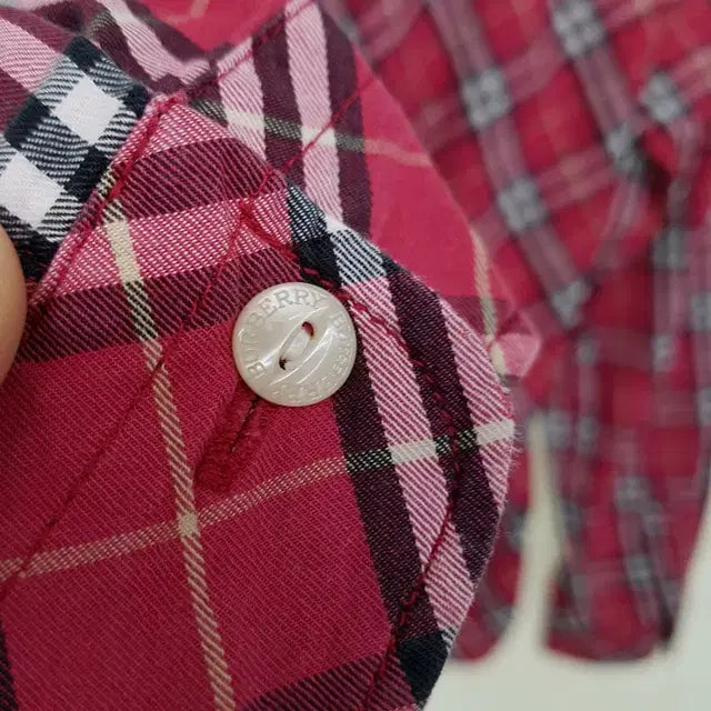 [BUNJANG] Burberry London Shirt Wine / BURBERRY 버버리 런던 셔츠 와인