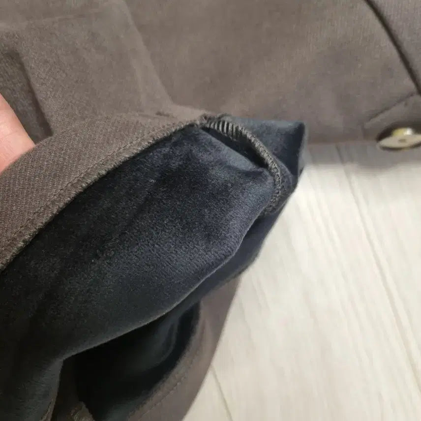 [BUNJANG] Brown Button Point Wide Pants / 브라운 버튼 포인트 와이드 팬츠/안기모 44~55