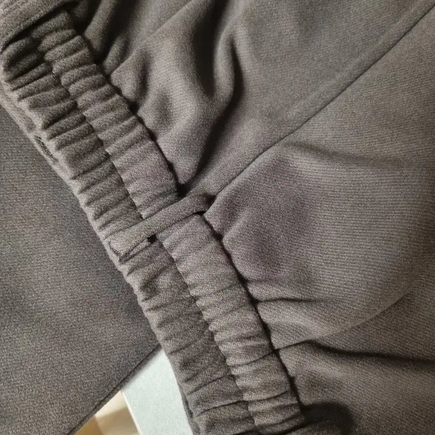 [BUNJANG] Brown Button Point Wide Pants / 브라운 버튼 포인트 와이드 팬츠/안기모 44~55