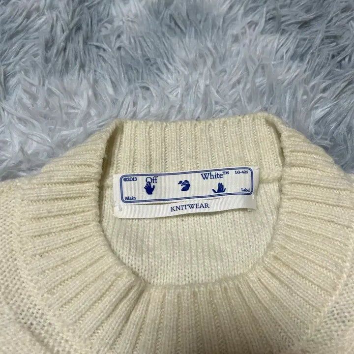 [BUNJANG] Off-White Reverse Arrow Knit Sweater / (M) 오프화이트 애로우 니트 화이트