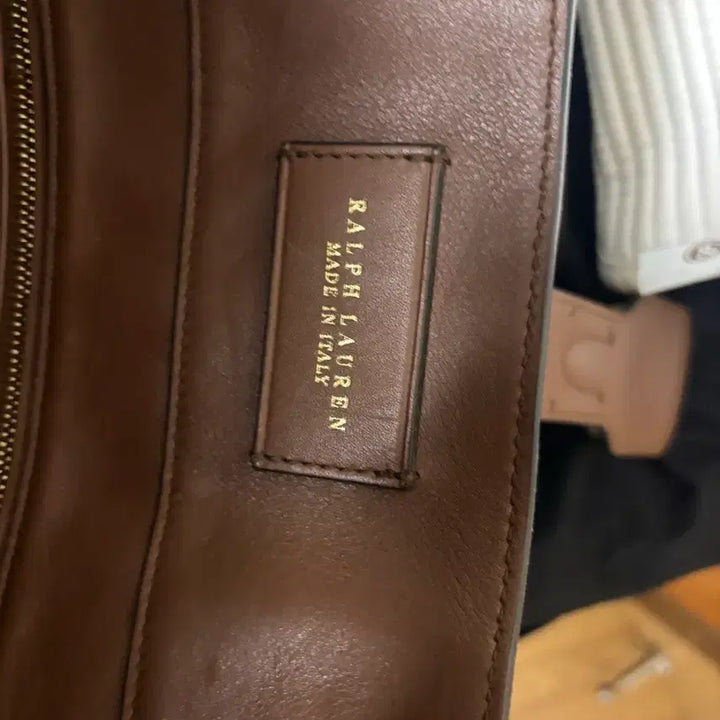 [BUNJANG] Ralph Lauren Purple Label Shoulder Bag / 랄프로렌 퍼플라벨 숄더