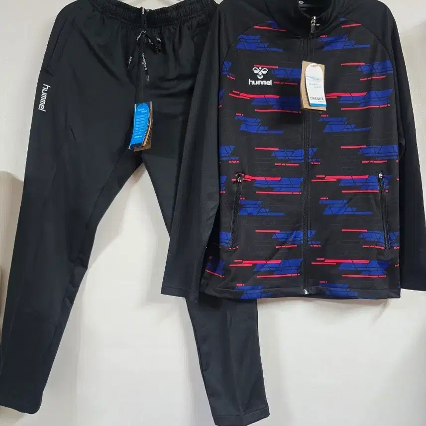 [BUNJANG] Hummel Training Set L Polyester/Spandex / Hummel 험멜 트레이닝 세트 상하의 새상품