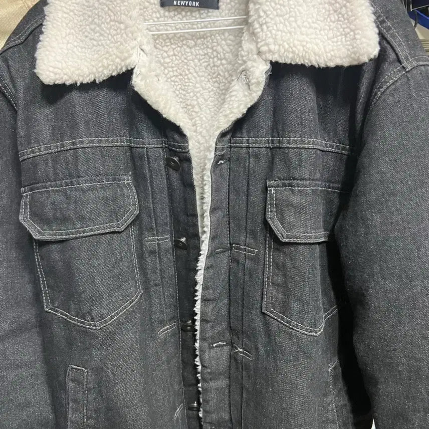 [BUNJANG] G-PLEIN Denim Jacket / G-PLEIN 양털 안감 데님 자켓 (사이즈 95-100)