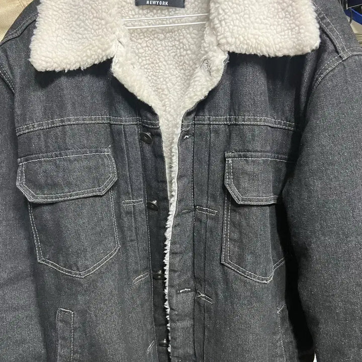 [BUNJANG] G-PLEIN Denim Jacket / G-PLEIN 양털 안감 데님 자켓 (사이즈 95-100)