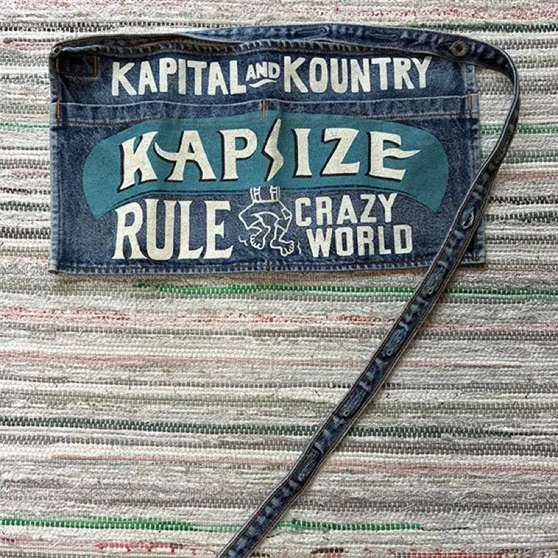 [BUNJANG] Kapital KAPSIZE Denim Apron / 캐피탈 KAPSIZE 데님 에이프런