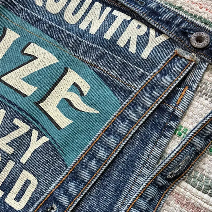 [BUNJANG] Kapital KAPSIZE Denim Apron / 캐피탈 KAPSIZE 데님 에이프런