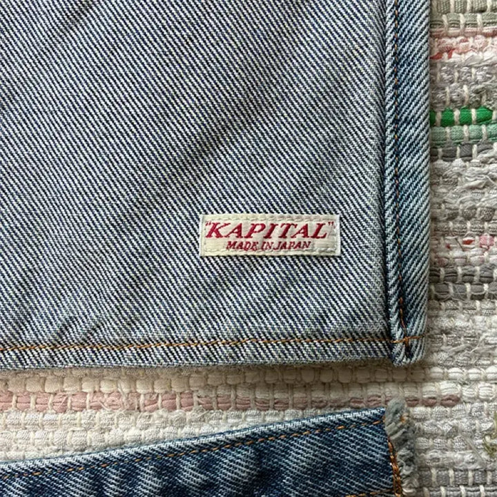[BUNJANG] Kapital KAPSIZE Denim Apron / 캐피탈 KAPSIZE 데님 에이프런