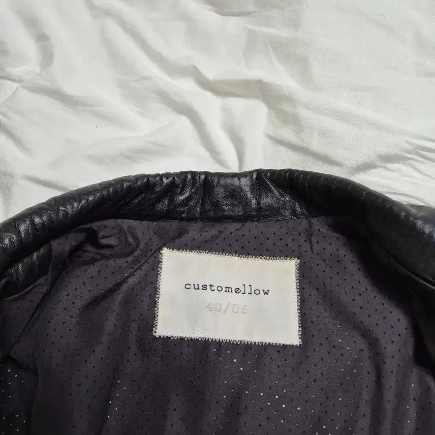 [BUNJANG] Customellow Leather Jacket / 커스텀멜로우 양가죽 자켓
