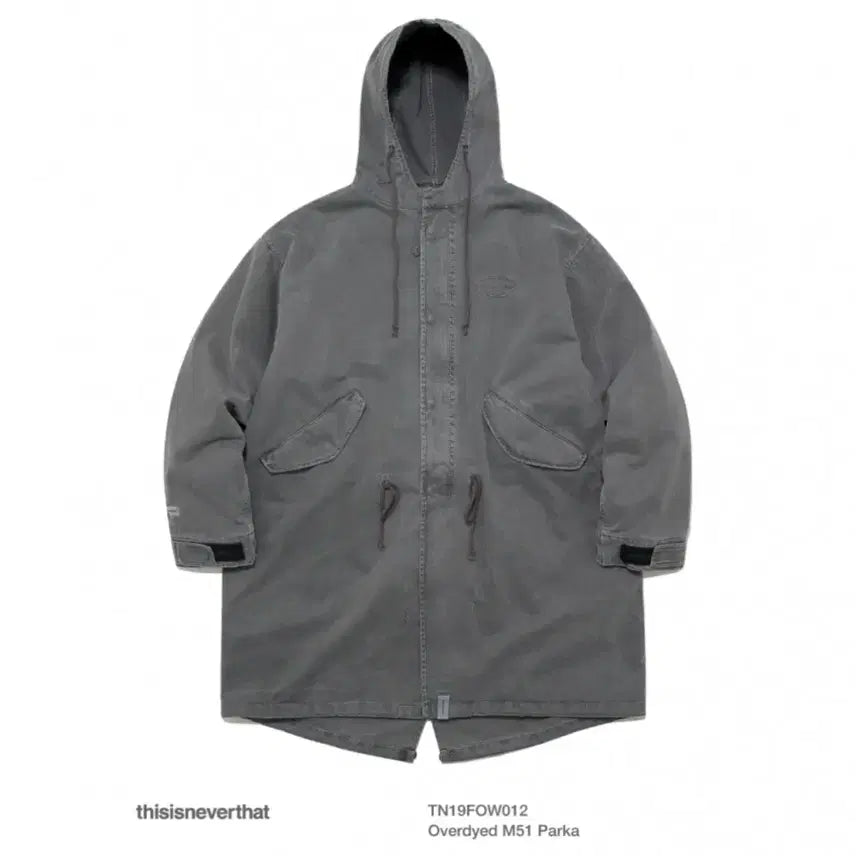 [BUNJANG] thisisneverthat Overdyed M51 Parka Black / [L] 디스이스네버댓 Overdyed M51 Parka Black