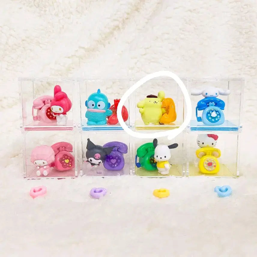 [BUNJANG] Sanrio Pompompurin Telephone Figure / [미개봉] 산리오 랜덤 피규어 > 폼폼푸린 전화기 피규어
