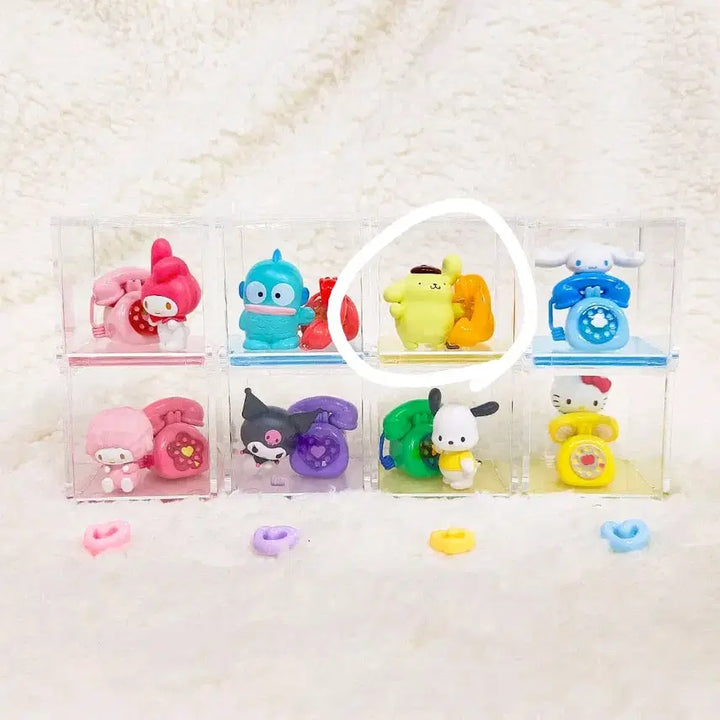 [BUNJANG] Sanrio Pompompurin Telephone Figure / [미개봉] 산리오 랜덤 피규어 > 폼폼푸린 전화기 피규어