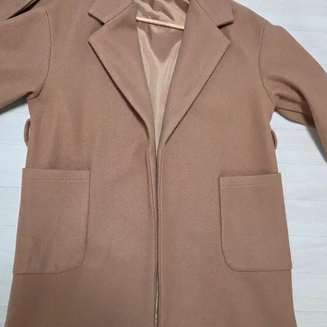 [BUNJANG] Camel Color Women's Coat / 카라멜 색상 여성 코트