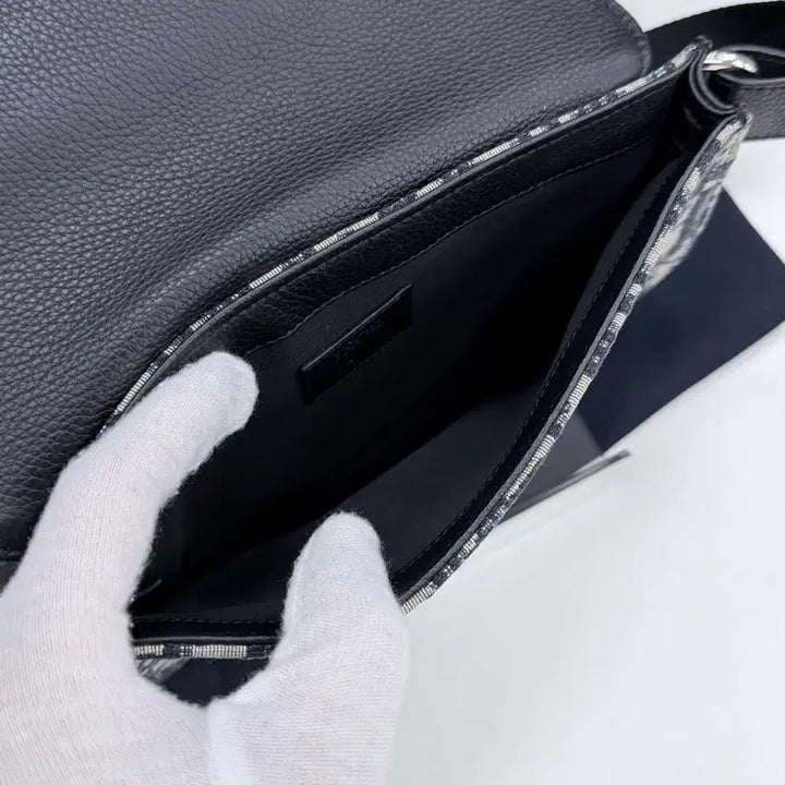 [BUNJANG] Dior Oblique Jacquard Messenger Saddle Bag / [S급/OS] 디올 오블리크 자카드 메신저 새들백 파우치 크로스백