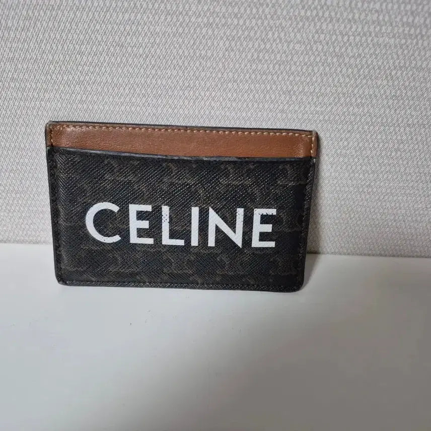 [BUNJANG] Celine Triomphe Canvas Card Holder / 셀린느 정품 트리옹프 캔버스 카드 지갑 카드홀더 팝니다