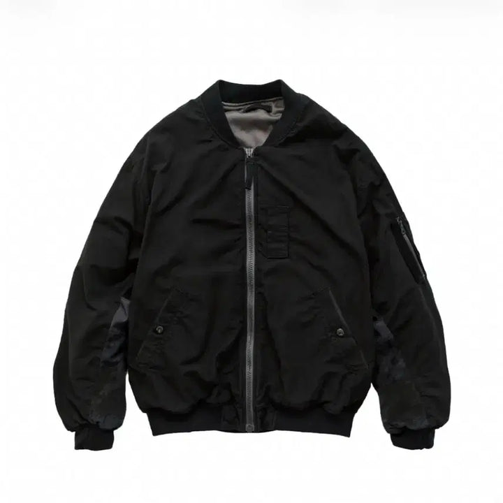 [BUNJANG] Polytelu 1011 Reversible Patched M-1 Bomber Jacket 25SS / [3] 폴리테루 1011 리버시블 패치드 마원 25ss