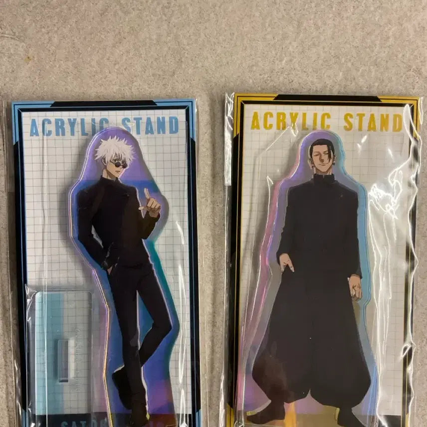 [BUNJANG] Gojo &amp; Geto Aurora Acrylic Mini Standee Bundle Set / 일괄 고죠 게토 오로라 아크릴