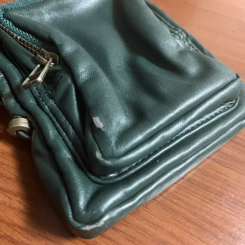 [BUNJANG] Kijun x Nonfiction Leather Mini Crossbody Bag / KIJUN 논픽션 콜라보 가죽 미니 크로스백