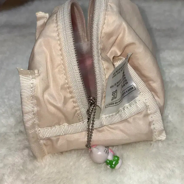 [BUNJANG] Unfold Stripe Pouch + Kitty Keyring / 언폴드 unfold 스트라이프 파우치 + 키티 키링